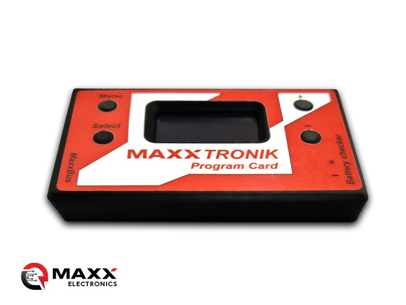 MXK-1002 MAXX Flybarless System Programm Card