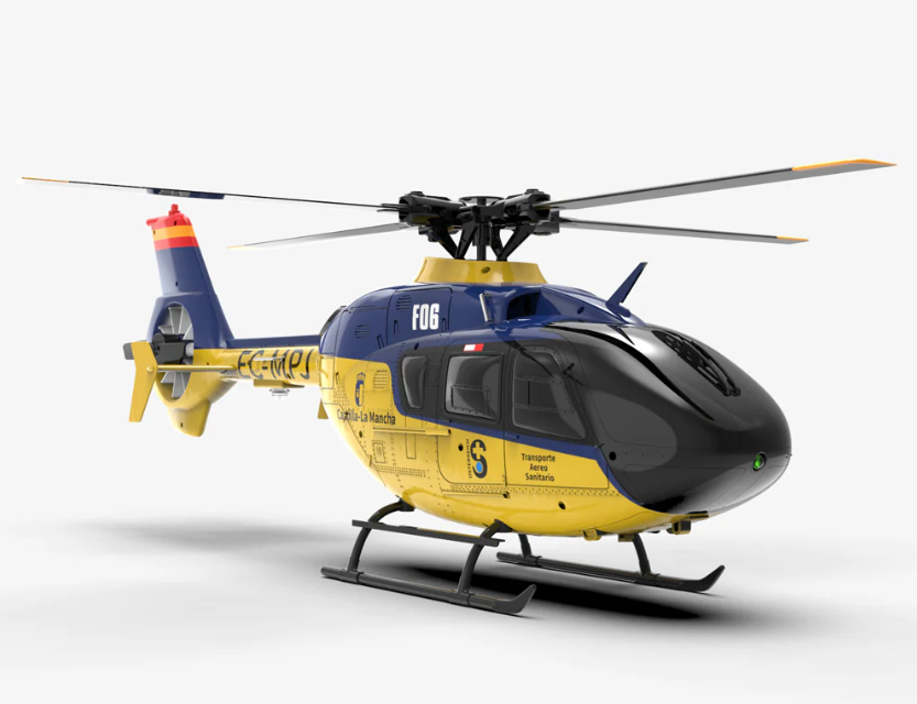 F06 EC-135 150 Size 6CH 6-Axis Gyro Stabilized Scale RC Helicopter RTF