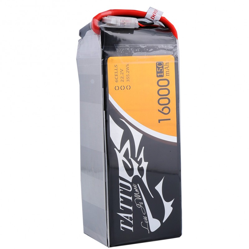 Tattu 16000mAh 15C 6S1P Lipo Battery Pack