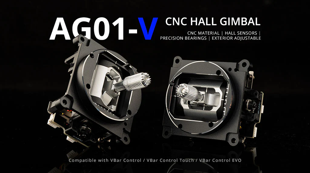 AG01-V CNC Metal Gimbal Set
