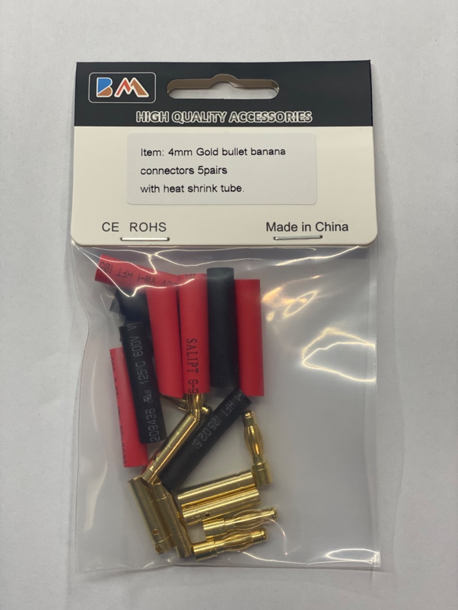 4.0MM GOLD PLATED CONNECTOR