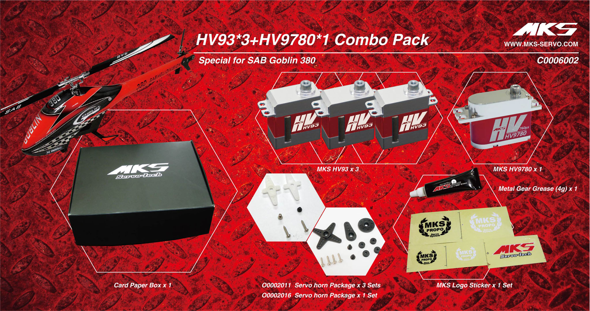 HV93*3+HV9780*1 Combo Pack