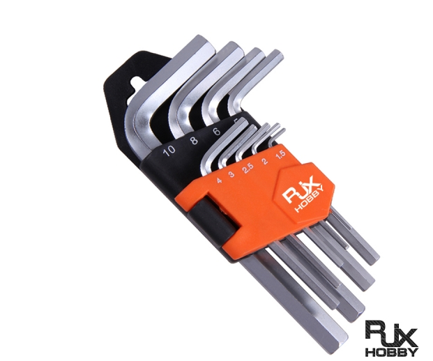 9 Pcs Hex Key Allen Wrench Set 1.5mm to 10mm Key Allen Key Set