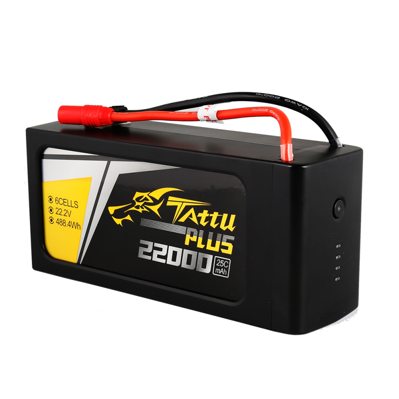Tattu 22000mAh 22.2V 25C 6S1P Lipo Battery Pack