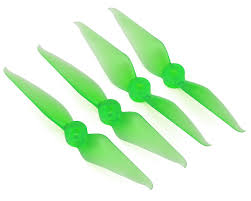 5" Double Blade Propellers 5038DCS (Double Crane Style) CLEAR GREEN