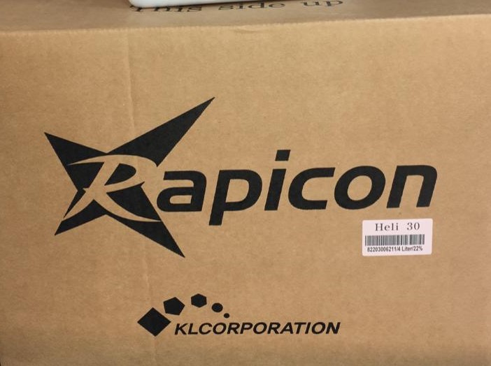 1 Box Rapicon 30% Heli Fuel