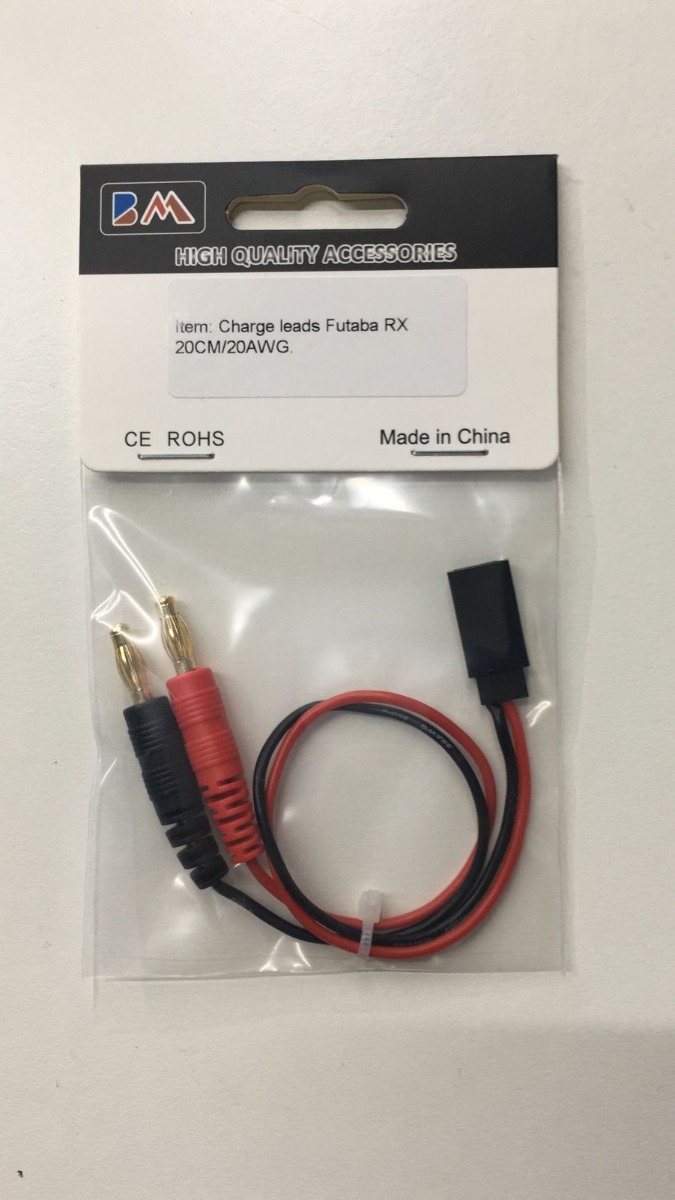 Futaba charging cable -RX 20AWG 20cm PVC wire