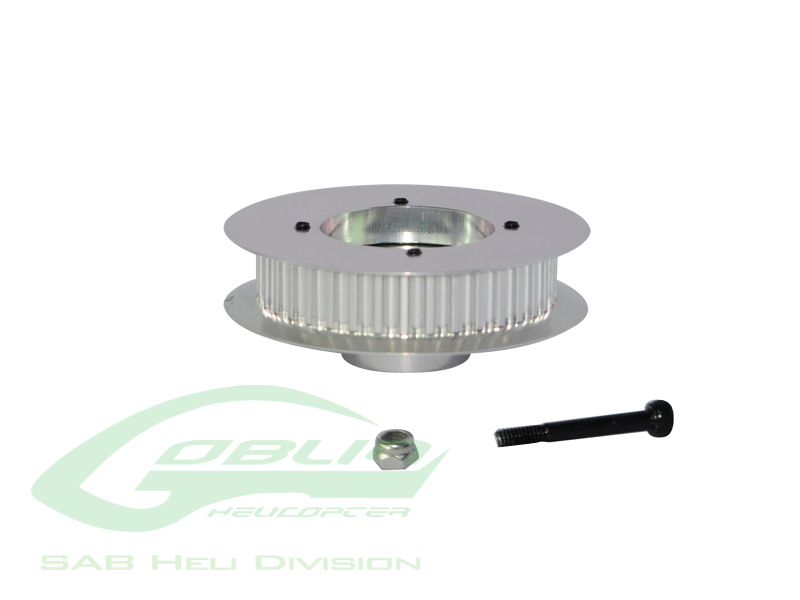 H0172-S ALUMINUM FRONT TAIL PULLEY - GOBLIN 770/GOBLIN 700 COMPETITION