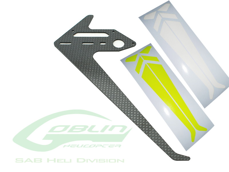 H0621-S - Carbon Fiber Tail Fin - Goblin 500 Sport