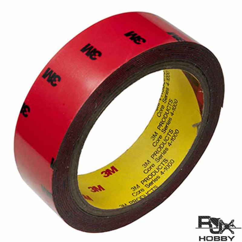 RJX Auto Acrylic Foam Double Sided Attachment Adhesive Tape for RC 30mm
