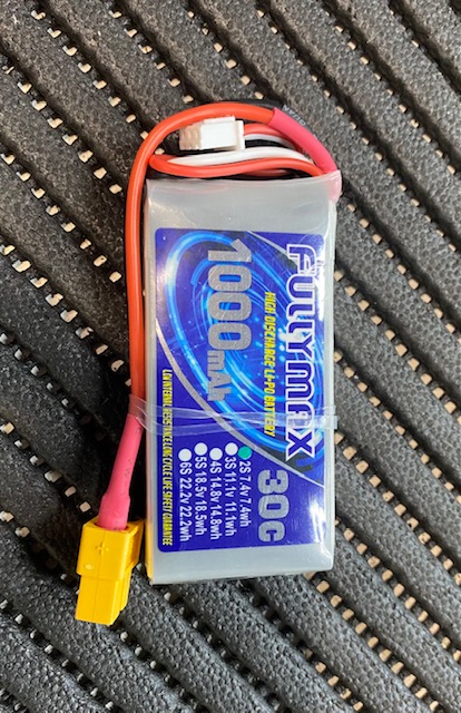 Fullymax 1000mAh 2S 30C LiPo Battery