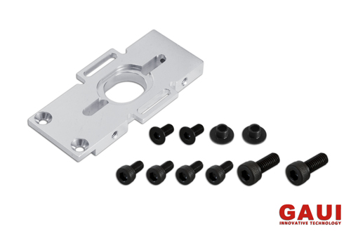 X5 Motor Mount (fit M3 & M4 screws-Silver anodized)