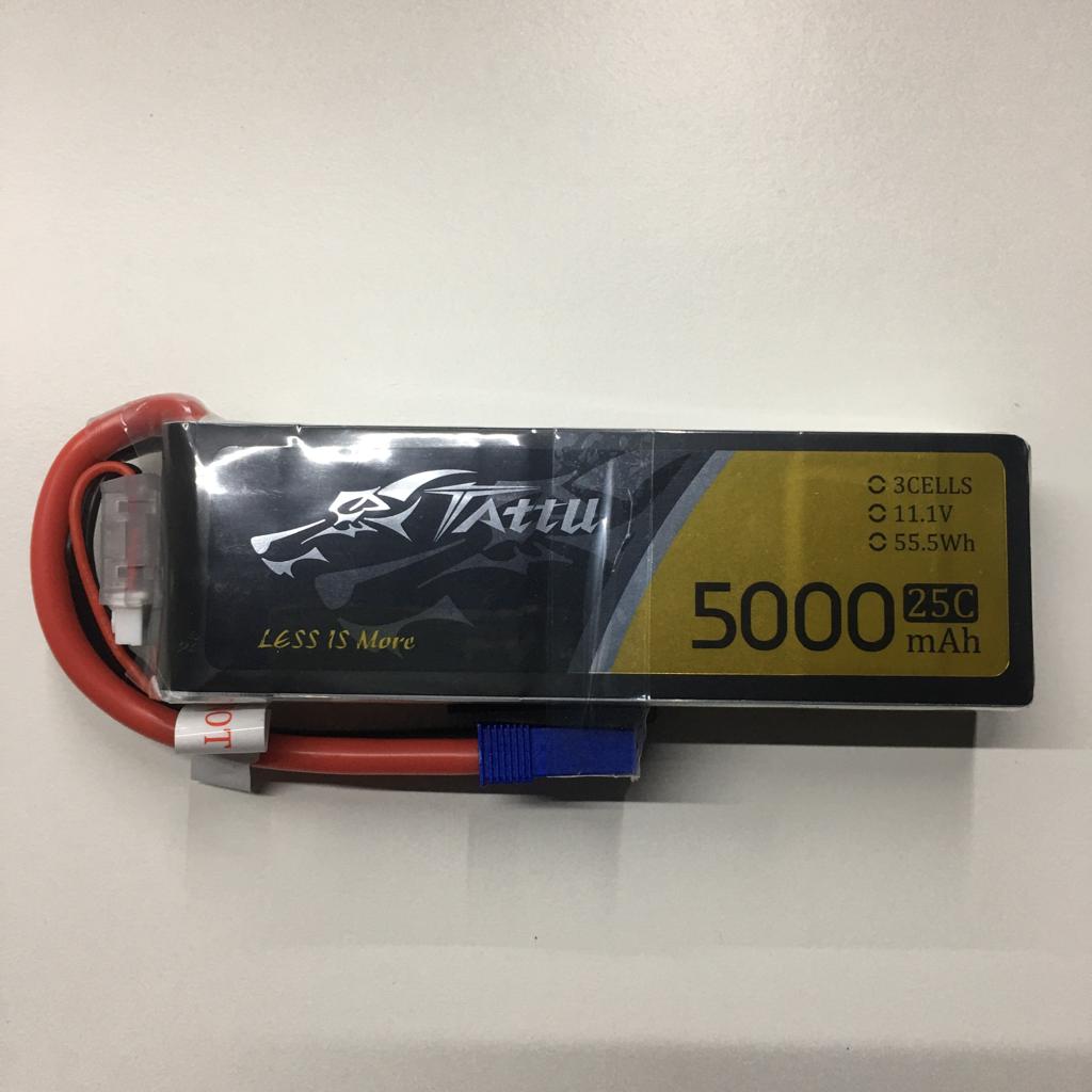Tattu 5000mAh 3S 25C Lipo Battery Pack