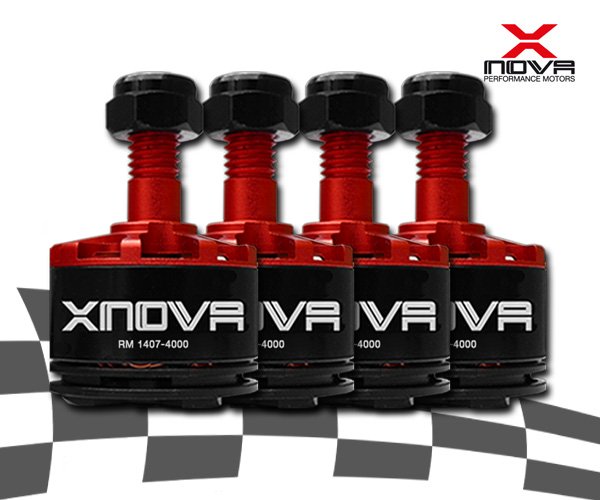 NEW! Xnova 1407 racing motor series 4000KV combo