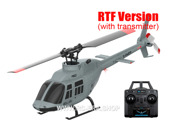 RC ERA A60 Mini Bell206 Gyro Stabilized Helicopter RTF