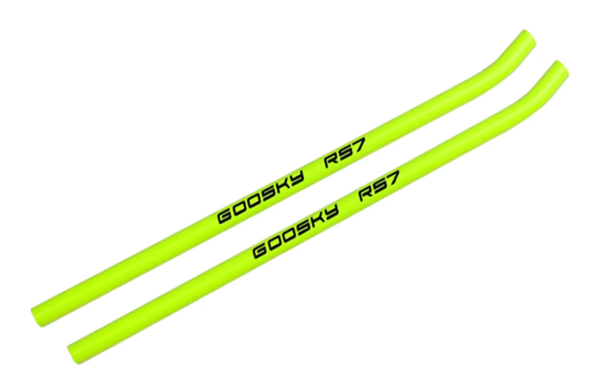 Goosky RS7 Color Painted Landing Skid Pipes - Yellow