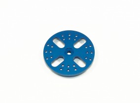 QUICK UK 28mm Servo Wheel - FUTABA  BLUE