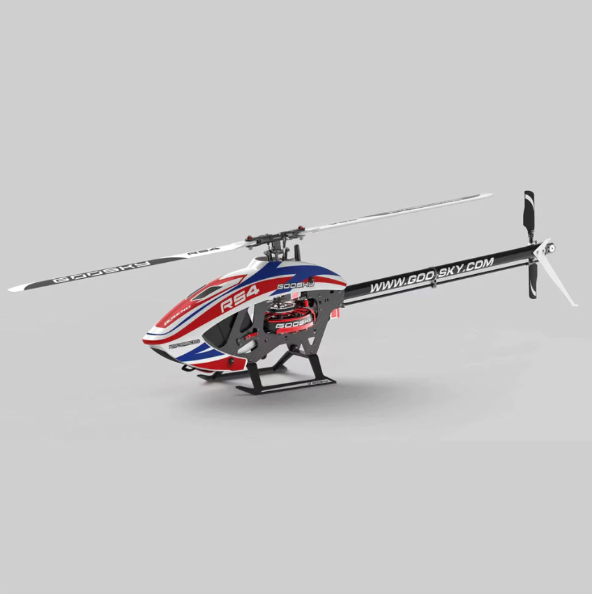 Goosky Legend RS4 Venom Helicopter COMBO - White (Unassembled)