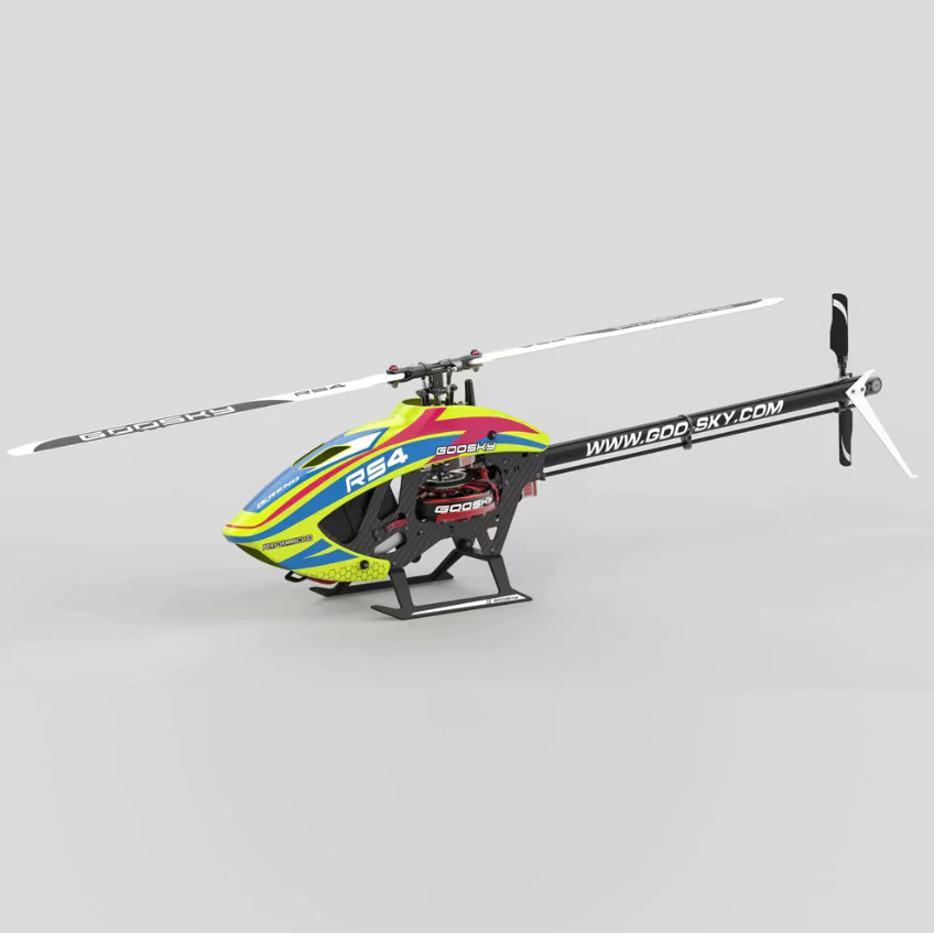 Goosky Legend RS4 Venom Helicopter COMBO - Yellow (Unassembled)