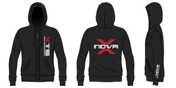 Xnova zipper hoodie XXL