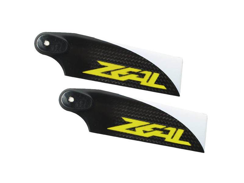 ZEAL Carbon Fiber Tail Blades 105mm (Yellow)